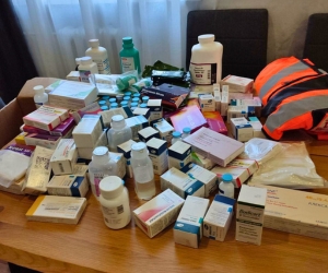 Medical supplies and medications for soldiers
