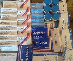 Medicine for soldiers from the Uman Humanitarian Center