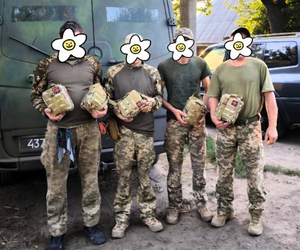 Soldiers received first aid kits